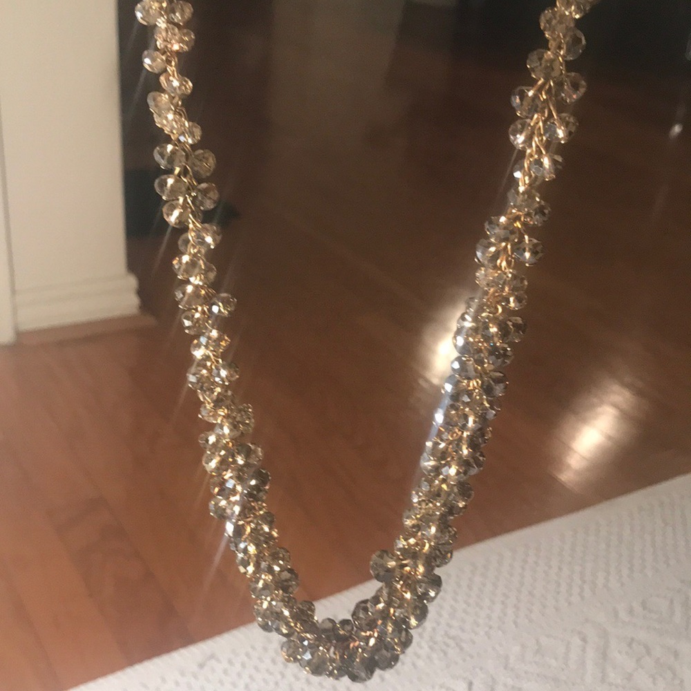 Gold & Pewter Bead Necklace